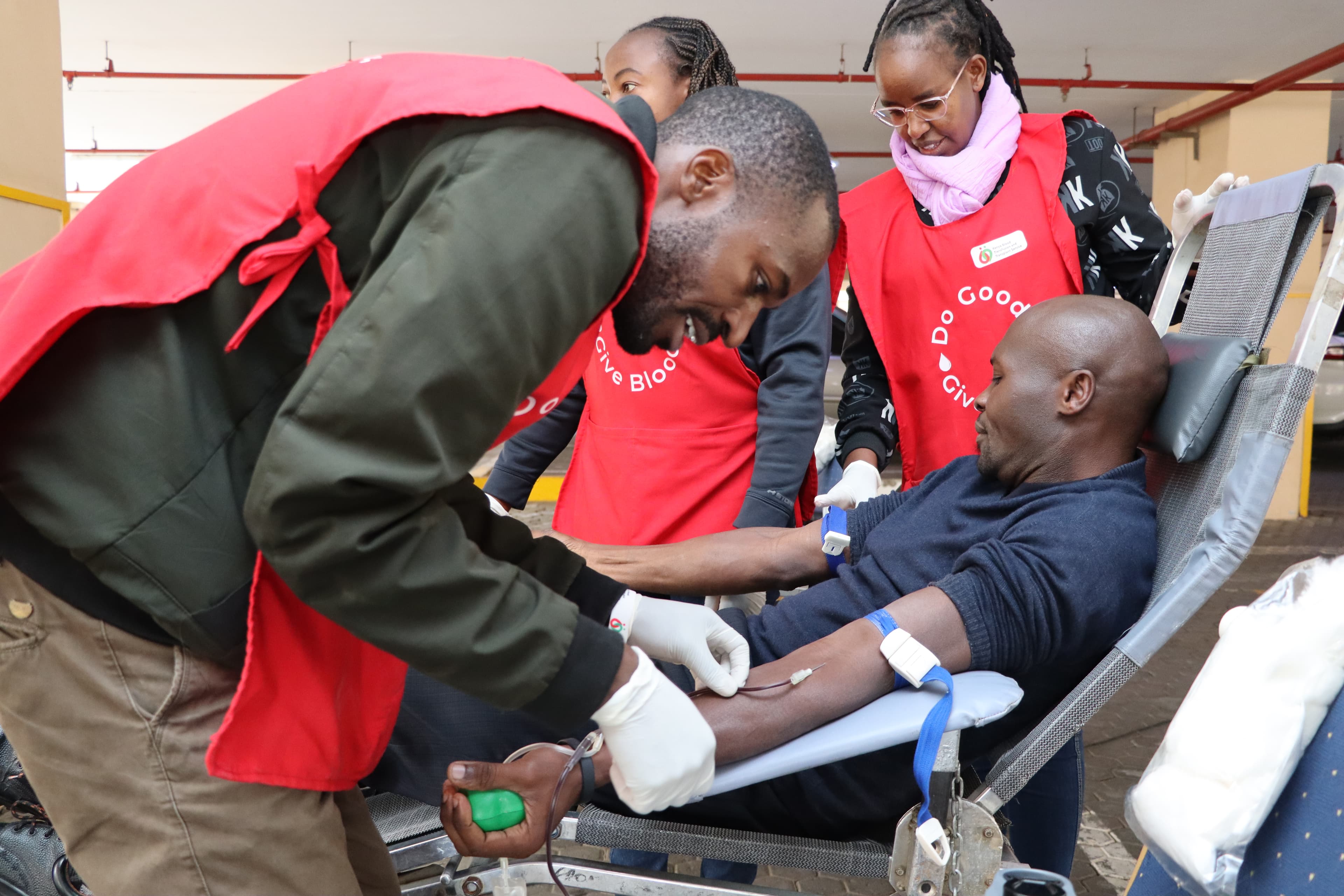 Medics with Employee Donors